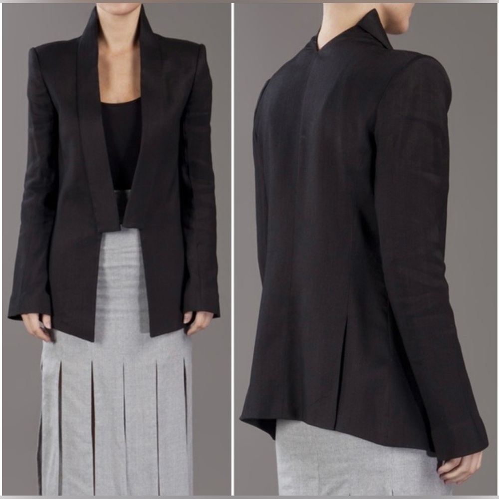 Theyskens’ Theory Josh Ferra tuxedo blazer jacket size 0